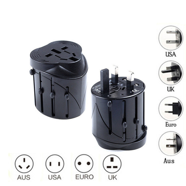 New Multifunctional Global Adapter Plug for UK US EU AUS Standard plug 110V-240V 10A Universal mobile phone charging socket