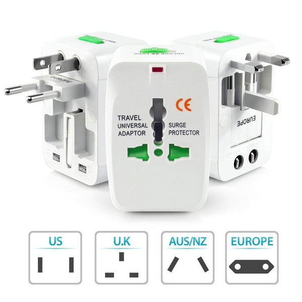 Universal Wall Power Plug Adapter AC Power AU UK US EU Plug Adapter for Plug Surge Protector Universal International Travel Power OM-I4