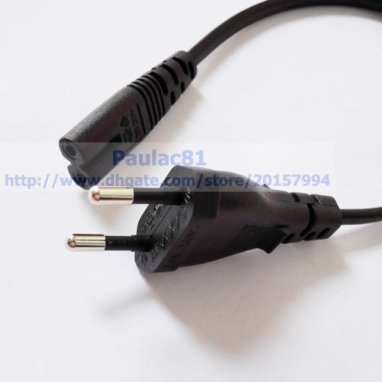 Camera Power Adapter Cable,European Round 2pin Male Plug to IEC 60320 C7 Socket Cord for Digital Camera/Free shipping/4PCS