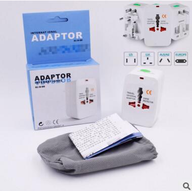 2018 Universal International Power Plug Adapter Surge Protector World Travel AC Power Wall Charger Adaptor with AU US UK EU Converter Plug