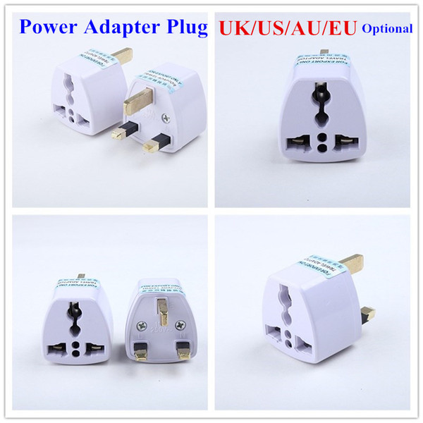 Universal Travel Adapter US AU EU UK Plug Travel Wall AC Power Adapter Converter 250V 10A Socket white 1000pcs DHL free shipping