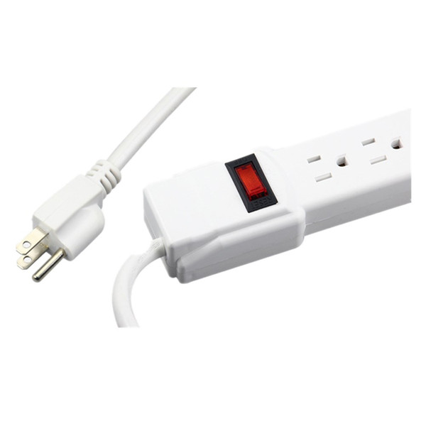 6-outlet power strips with UL overload-protected