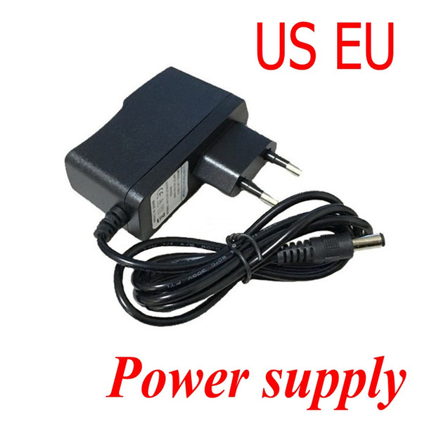 Stick wall type Power supply US EU AC90-265V output DC12V1A 5V2A LED lamp route switch power adapter