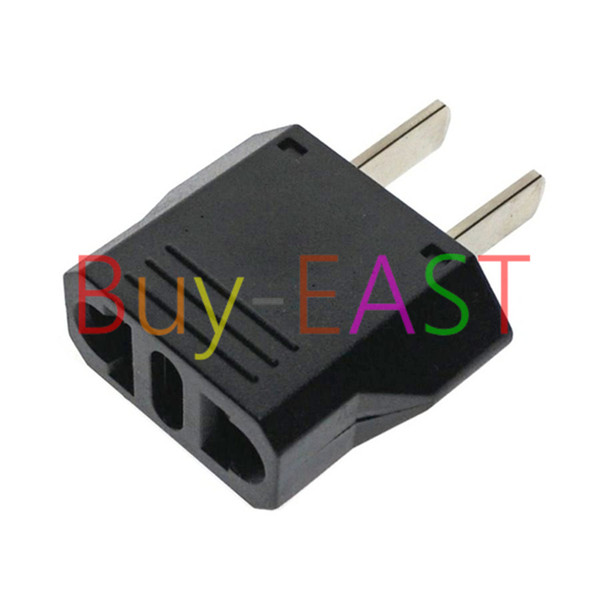 US,Japan,Taiwan 2 flat Pin Plug Adapter Convert EU, Swiss, Italy Plug Max 250V 6A