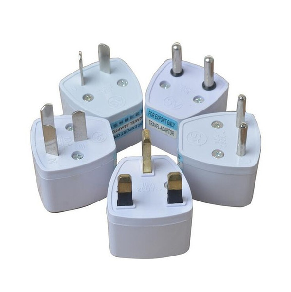 White Color Portable Travel Universal Plug EU US AU UK Converter AC Power Plug Wall Charger Adapter