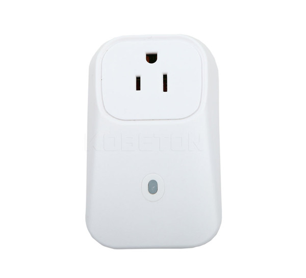 EU US Style White Wifi Smart Plug Power Socket AC110-240V 10A App Remote Control Wall Plug Home Appliance Automation