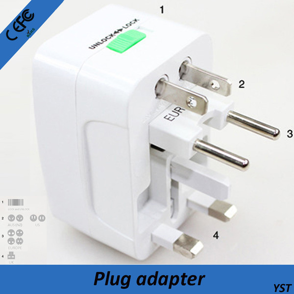 Universal International Plug Adapter World Travel plug Adapter socket with US UK EU converter Plug