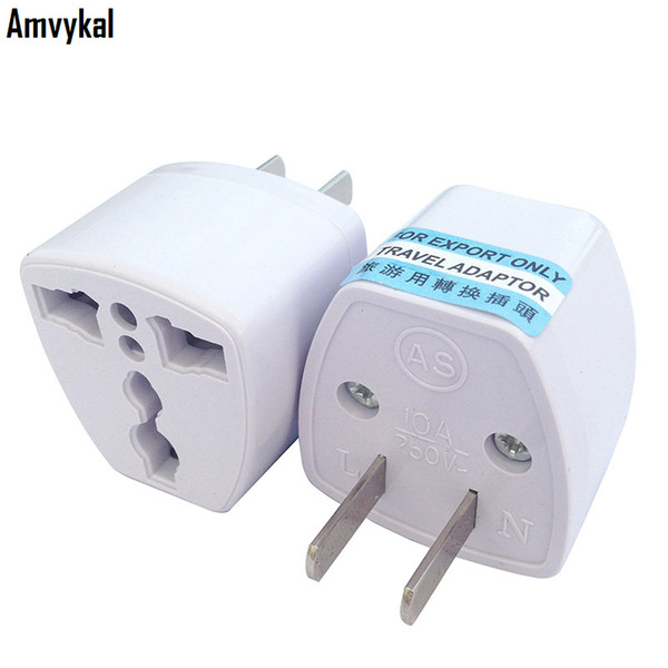 Amvykal High Quality Travel Charger AC Electrical Power UK AU EU To US Plug Adapter Converter USA Universal Power Plug Adaptor Connector