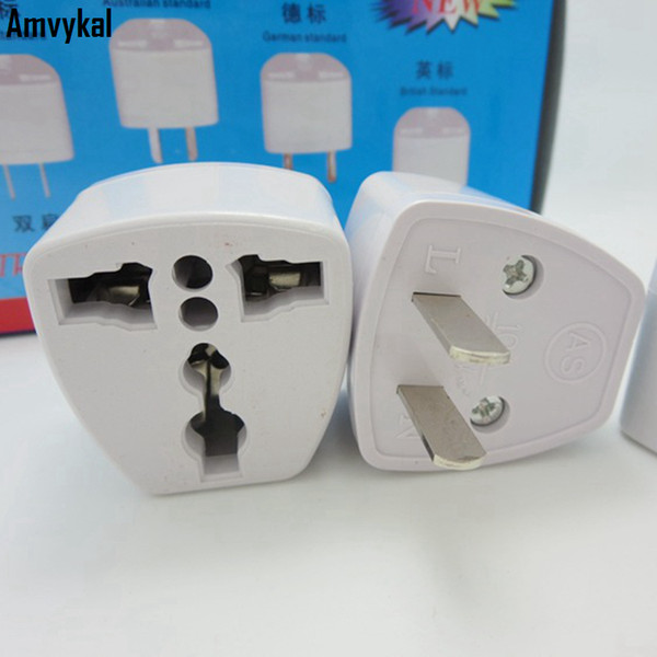 Amvykal High Quality Universal 2 Pins USA America Travel Electrical Plug Adaptor UK AU EU To US Plug Adapter Socket Converter