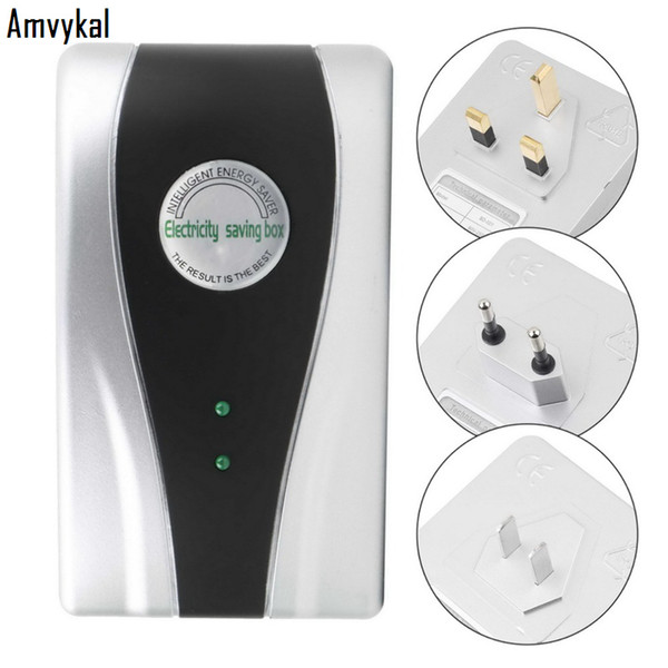 Amvykal High Quality 30KW Electricity Saving Box With Capacitor Energy Saver 90V-250V Power Electricity Saving Box UK/EU/US Plug