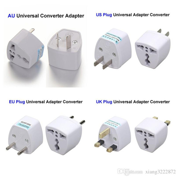 US EU AU UK Plug Adapter United Kingdom Universal AC Travel Power Adapter Converter Electrical Outlets