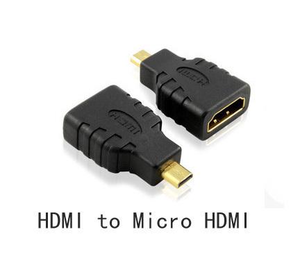 Micro HDMI Male to HDMI Female M/F Converter Adapter Connector HD TV Camera Video Card Tablet Notebook PC Freeshipping