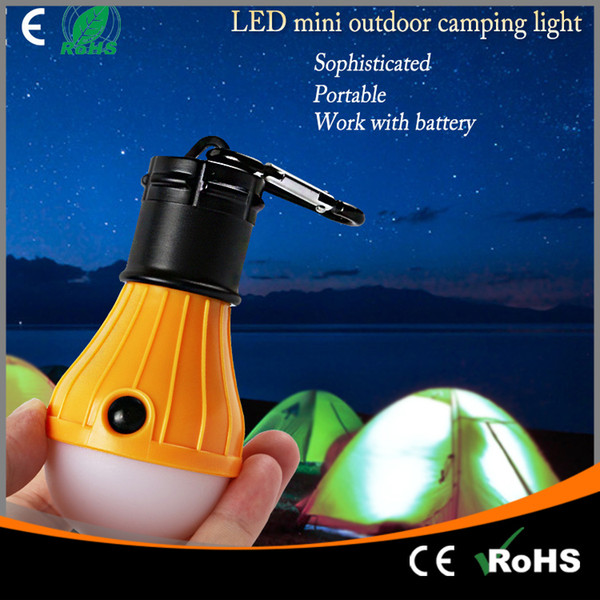 LookDream Portable Mini LED Hook Camping Lamps Tent lights bulb For Hiking Emergency House Outdoor by DHL Free