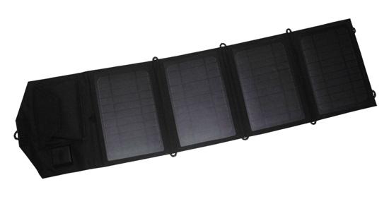 Mono 14W 5V Dual USB Folding Solar Panel Solar Charger for Phone iPhone iPad Samsung