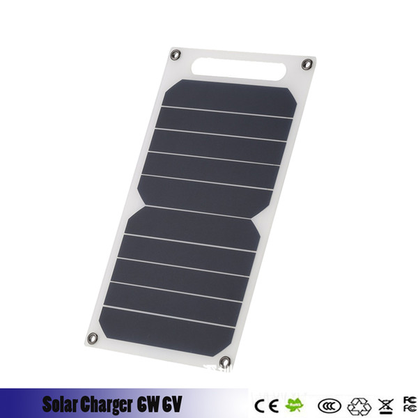 6W 6V 2.0USB Monocrystalline Sunpower Solar Charger Outdoor Emergency Multi-function Ultra-light Solar Panel Charger for MP3 mp4 smarphone