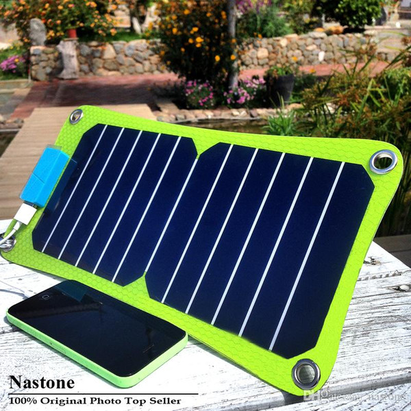 2017 New solar charger 7W High efficiency outdoor solar charger solar panel charger For Mobilephone Power Bank MP3/4 Free ship