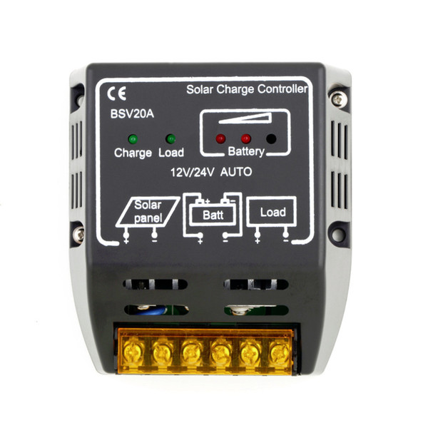 BSV20A BSV 20A CC002 12V/24V Solar Panel Charge Controller Battery Regulator Charging Control Safe Protection Home Wholesale