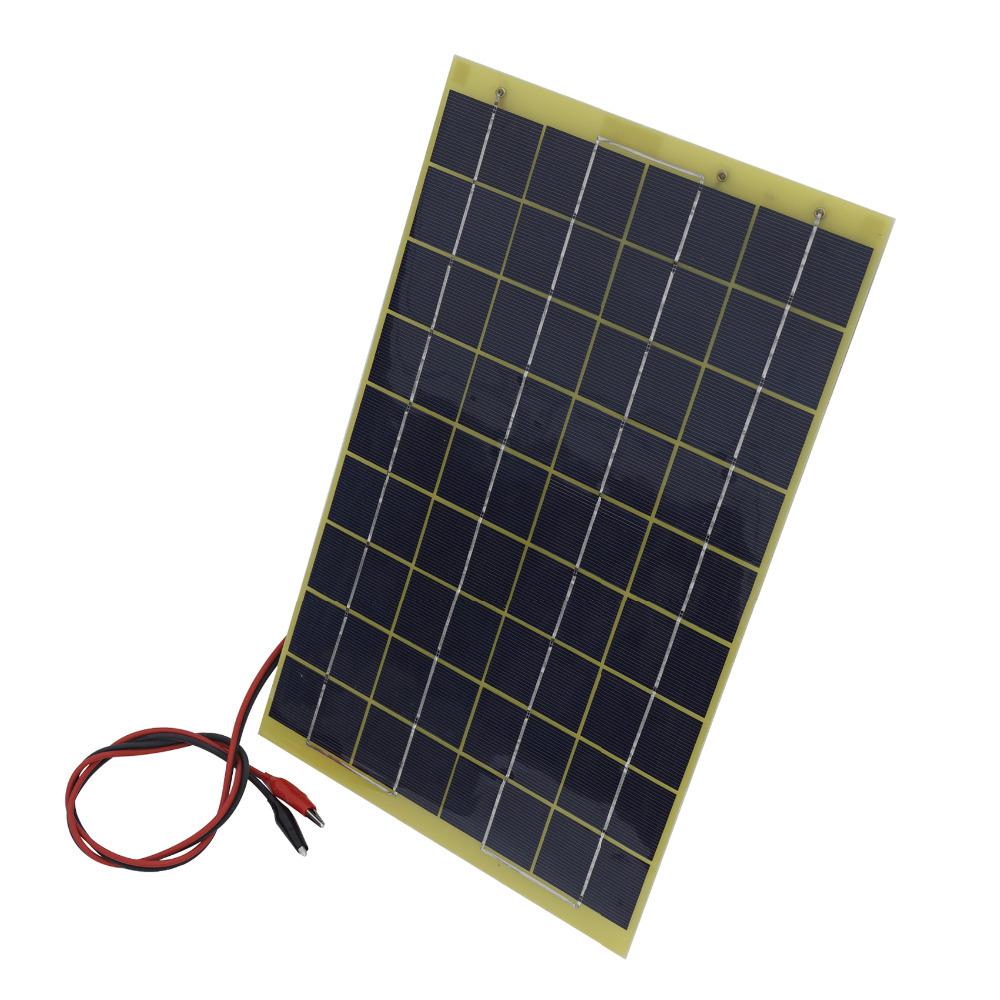 Wholesale-Hot* 20w 2*10W Watts 10 Watt Poly Solar Panel Off Grid 12V RV Boat Marine Car Solar Kits