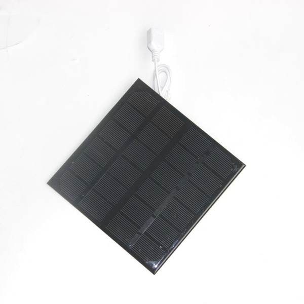 3W 6V solar panel fan 4-inch solar fan can charge mobile phone power bank