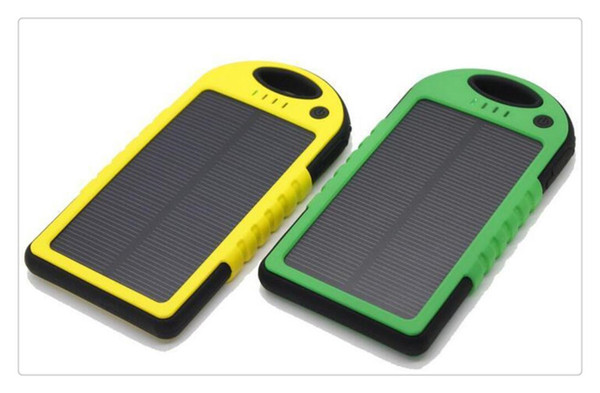 Wholesale Portable Solar Battery Charger Panel 5V Mobile Phone Smartphone Cellphone Waterproof Mini Travel Outdoor Universal Power Bank