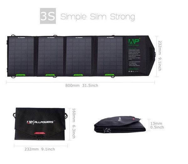 hot sale 5V 2000mAh 16 w solar charger for mobile power supply, charger, portable power, folding bag