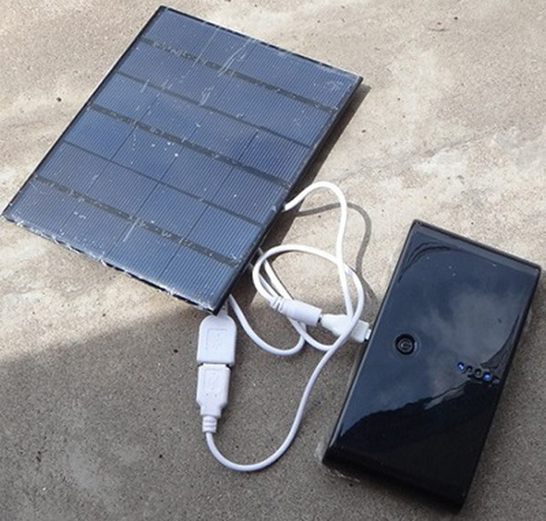 Silicon Solar Charger Panels For iphone Mp3 Mobile Phone Power Bank Universal 3.5W 6V Monocrystalline Outdoor Travel Camping Cycling