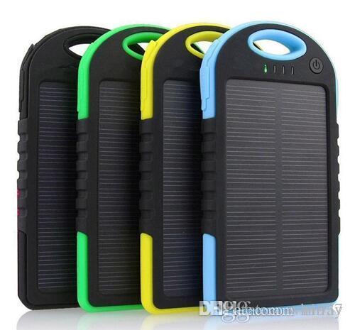 wind generator 5000mAh Solar Charger and Battery Solar Panel port Fast charging environmentally friendly products DHL send goods