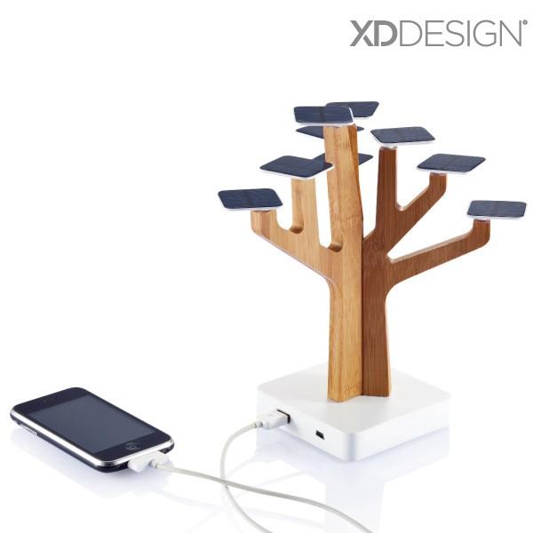 Wholesale 100% Original XDDesign Solar Suntree home decoration with charger for MP3/MP4 player, cell phone, Solar Suntree Power bank charger