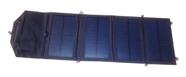 Emergent High Efficient 7W Folding Solar Panel Power Charger for Mobile Phone with Universal USB 5V