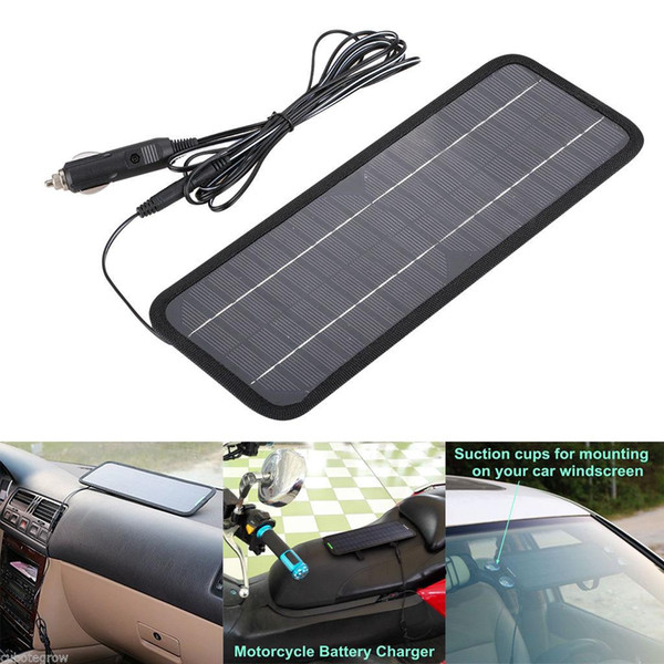 OLEEDA 12V 4.5W Solar Panel Bank Power Environmental Portable Solar Battery Charger For Car Auto Boat Motor Vehicles