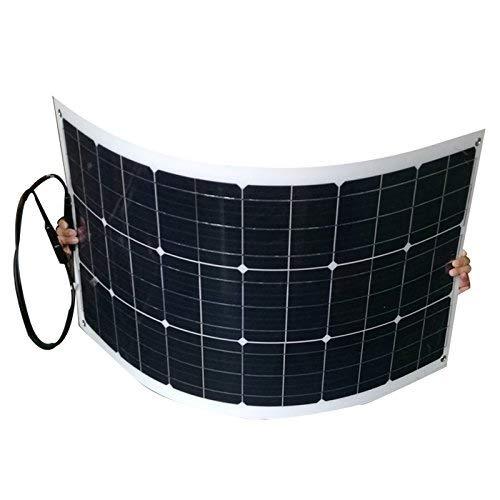 2x 100W 18V Monocrystalline Solar Panel 12V Bendable Flexible Solar Charger with MC4 for RV, Boat, Cabin, Tent, Car, Trailer, 12v Battery