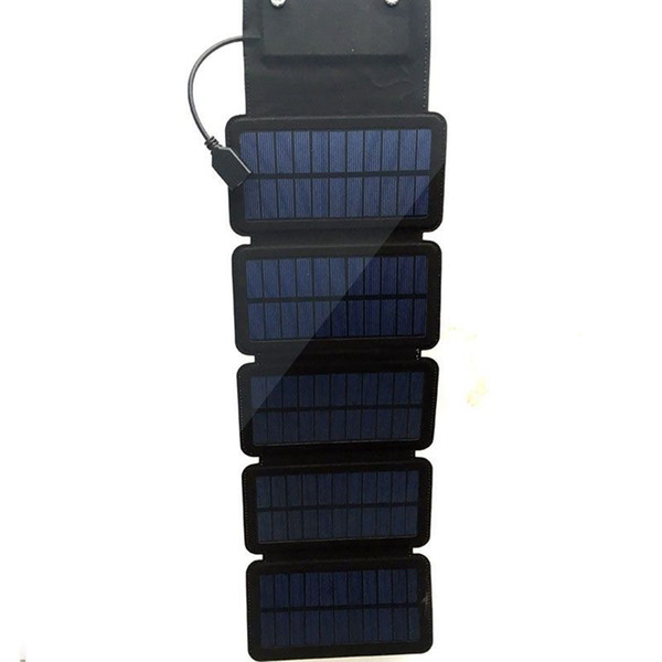 5V/1.5A Solar charger 7.5W High efficiency outdoor Folding solar charger bag solar panel charger For Mobilephone Power Bank MP3 4