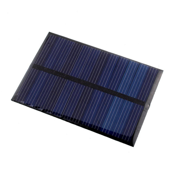 DIY 80x55 6V 100MA 0.6W Polycrystalline Solar Power Panel Module For Mobile Power Bank Battery Cell Phone Toys Chargers Portable