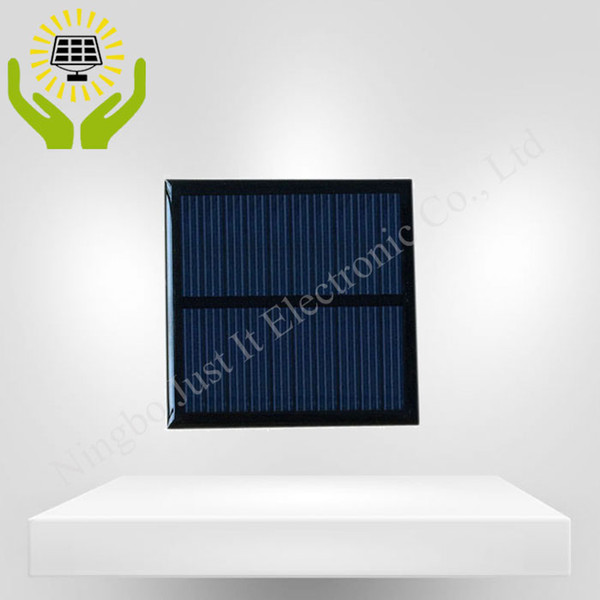 100pcs/lot Epoxy Resin Mini Solar Panel 5V 80mA 60*60mm