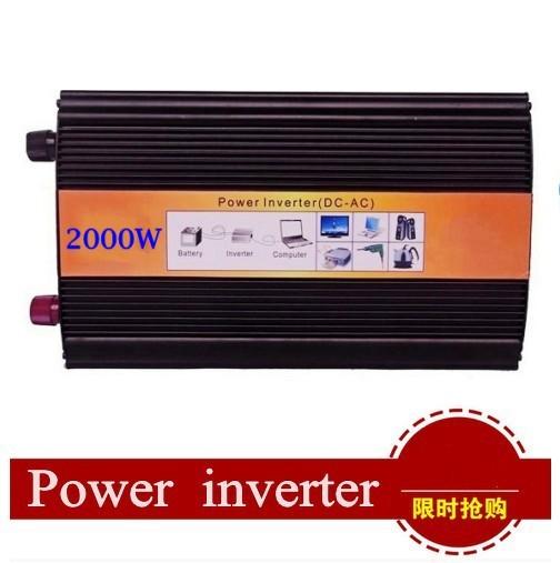 3000W Pure Sine Wave Power Inverter peak 6000w Promation only 3days.DOOR TO DOOR DHL FEDEX free shipping ,DC 12V or 24V to AC 220V or 110V