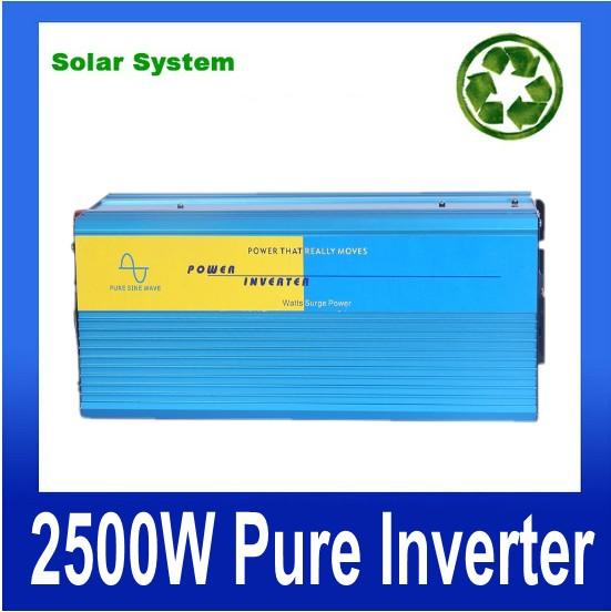 5000W peak 2500W Pure sine wave inverter 12V24V48V to ac 220v