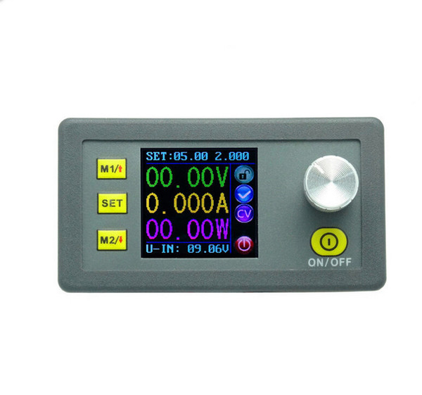 Power Supply module buck Voltage converter voltmeter color LCD Display DP50V2A Constant Volt Current Step-down