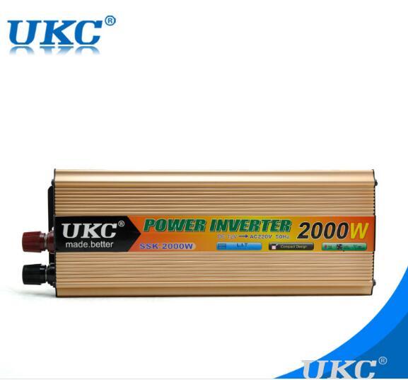 Inverter, high power 12V to 220V2000W, professional inverter with anti return protection function