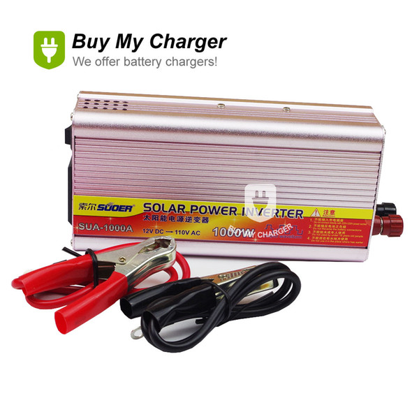 1000w Intelligent DC 12 Volt To AC 110v Modified Sine Wave Solar Power Inverter solar power system Free Shipping