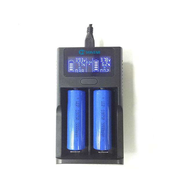 Smart LCD USB Battery Charger Smart for 26650 18650 18500 18350 17670 16340 14500 10440 lithium battery 3.7V(No battery)