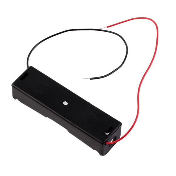 Plastic Battery Case Holder Storage Box for 18650 Batteries 3.7V Black Wholesale