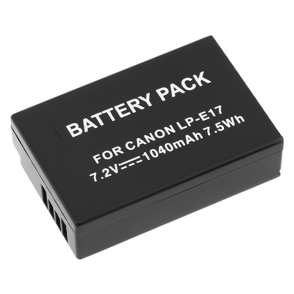 LP-E17 7.2V 1040mAh 7.5Wh Li-ion Rechargeable Camera Battery for Canon EOS M3 M5 750D 760D T6i T6s 8000D Kiss X8i BTY_80I