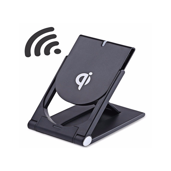 5V 1A Foldable qi wireless charger stand portable Anti-slip mobile charger