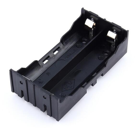 High Quality Plastic DIY Lithium Battery Box Battery Holder with Pin Suitable for 2 * 18650 (3.7V-7.4V) Lithium Battery Case