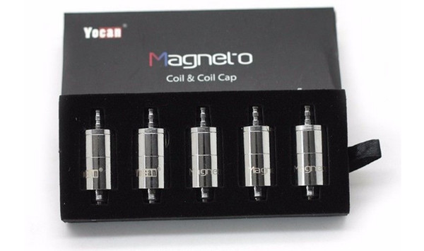 Wholesale- Battery 5pcs/lot Yocan Magneto E cig Coil Head Replacement Ceramic core coils Pure Taste Nice Vapor fit Yocan magneto k