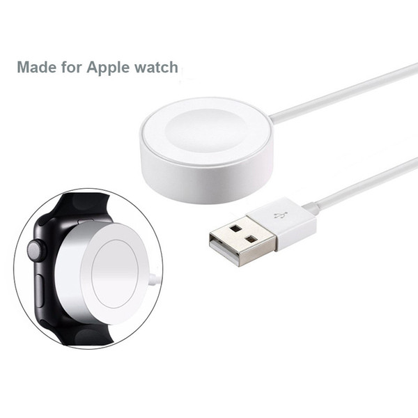 Portable 1M Fast Wireless Magnetic Charging Cable for Apple Watch White USB Charging Cable 38/42mm Series 2/3