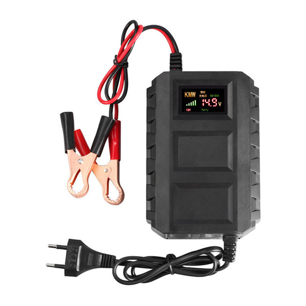 12V Motorcycle Car Lead Acid Battery Charger Automobile Smart Charger Maintainer Overheat Protection Low Voltage Protect