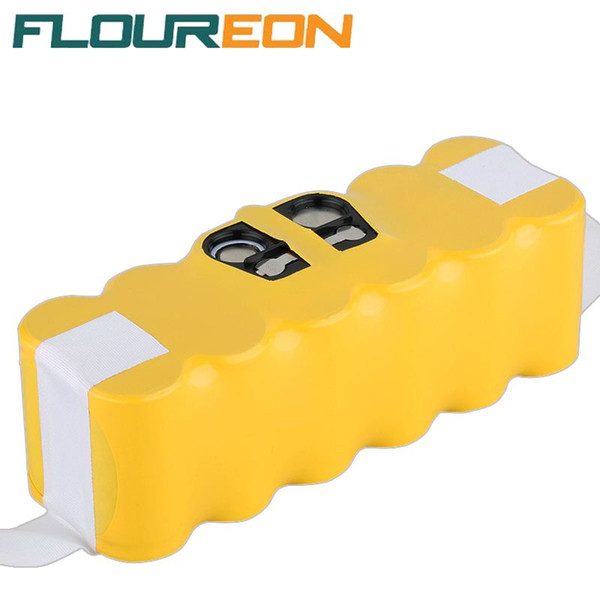 For iRobot Roomba FLOUREON 14.4V 3500mAh Ni-MH Vacuum Cleaner Rechargeable Battery Pack Replacement for 500 550 560 780