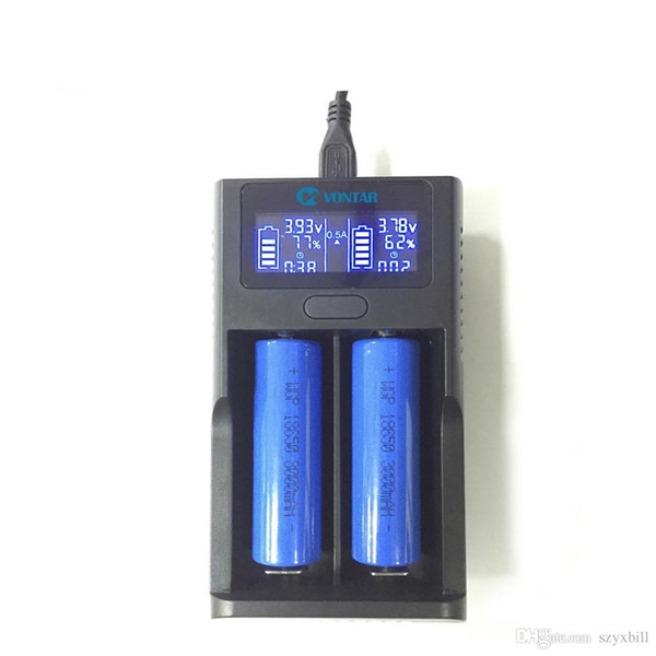 Smart LCD USB Battery Charger Smart for 26650 18650 18500 18350 17670 16340 14500 10440 lithium battery 3.7V