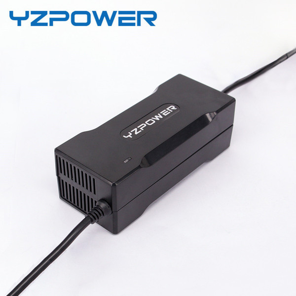 YZPOWER CE ROHS 42V 2A Smart Lithium Battery Charger For 36V Lipo Li-ion Electric Bike Power Tool With Cooling Fan